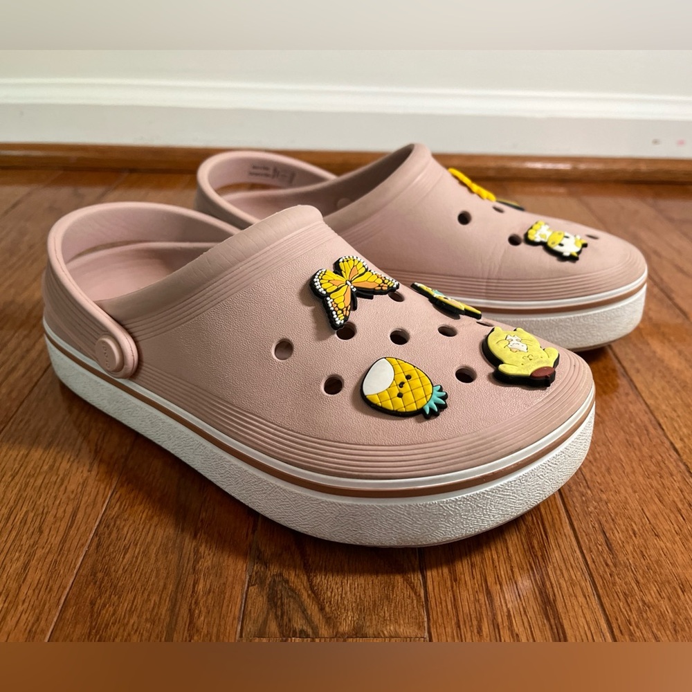 Crocs Off Court Clog Size Women 6/Men 4, Pink Clay